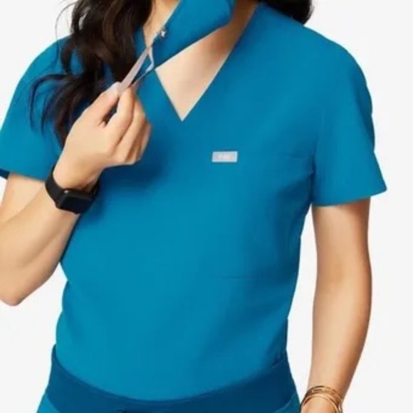 Figs Alps Blue Scrub Set M/L - Picture 4 of 5